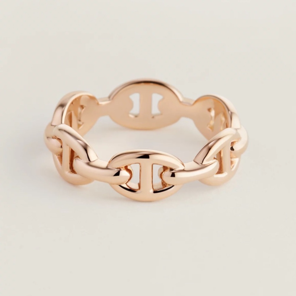 Chaine D’ancre Hermes ring